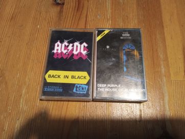 AC DC,Deep Purple zestaw kaset rock dla kolekcjonerów