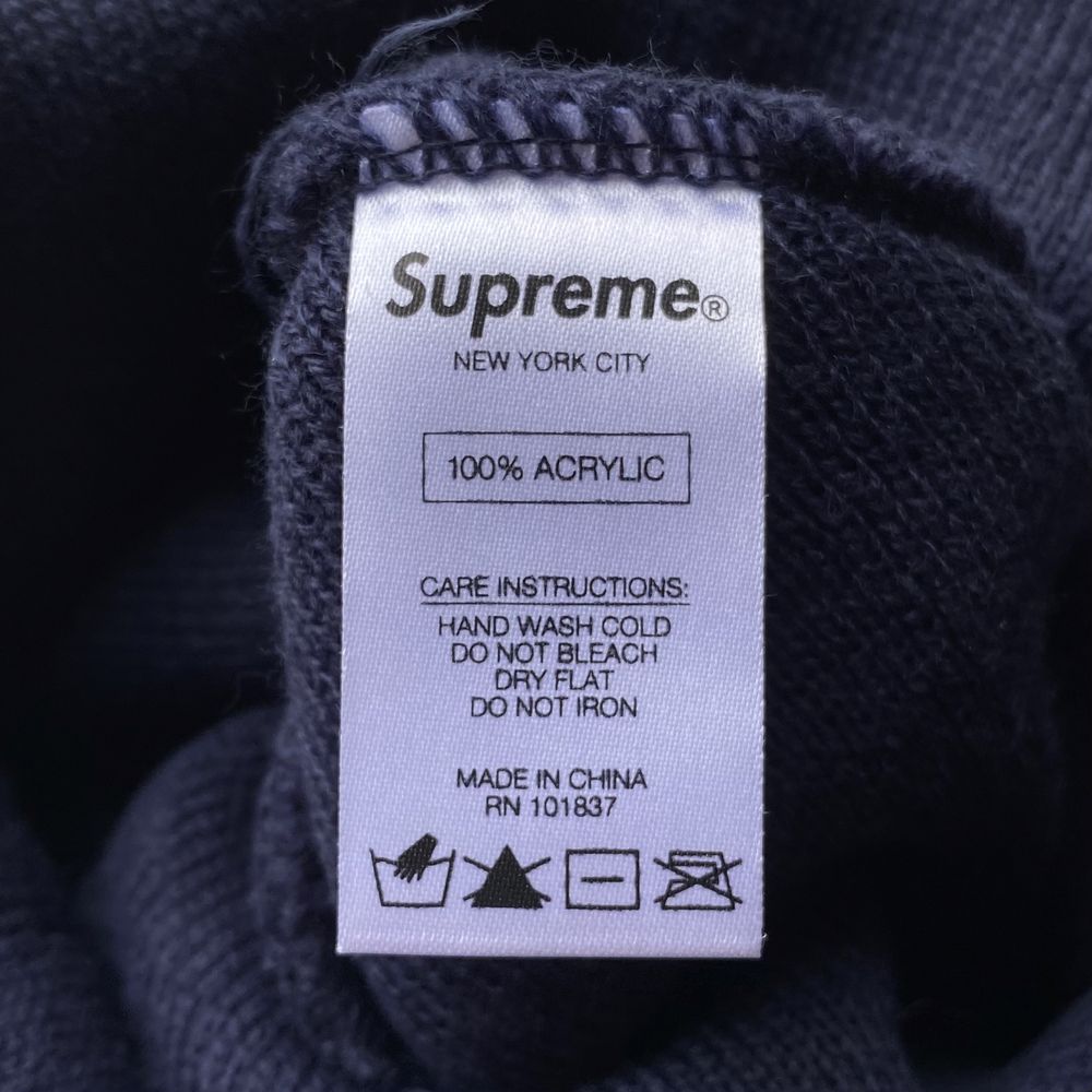 Шапка Supreme Capone General Noreaga Beanie оригінал синя