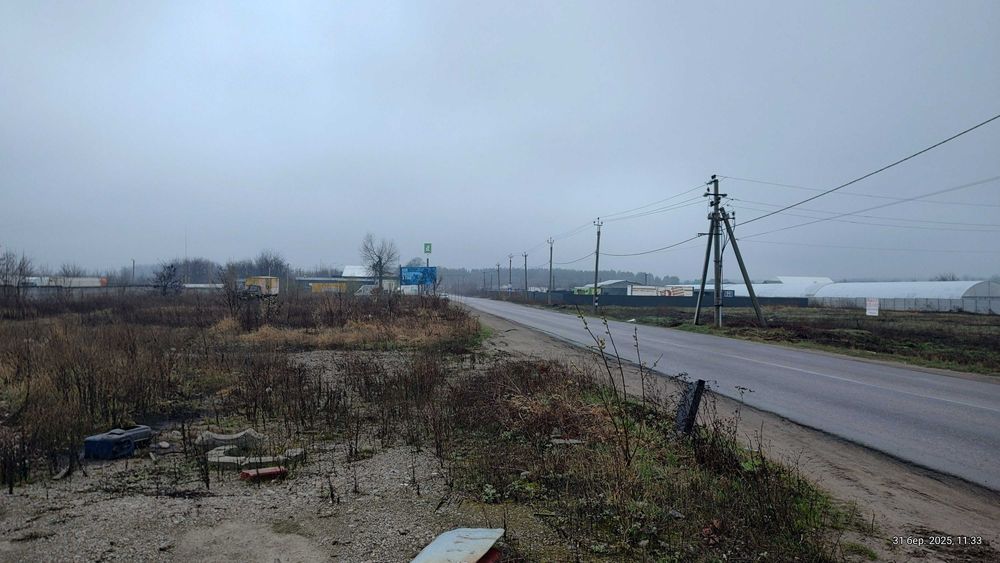 Киев 7км Участок7 сот Суперфасад на дорогу Крюковщина Под Коммерцию