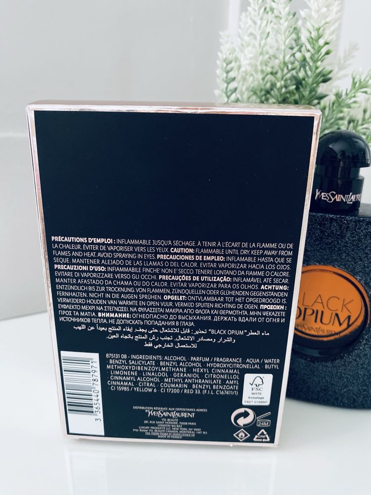 Perfumy oryginalne Black Opium yves saint laurent 90ml