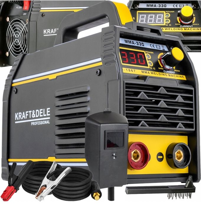 SPAWARKA INWERTOROWA MMA IGBT LCD 20-330A
Posiada wszechstronne zastos