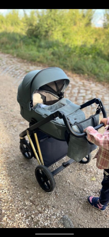 Wózek 2w1 Roan Ivi Pine Green Gold