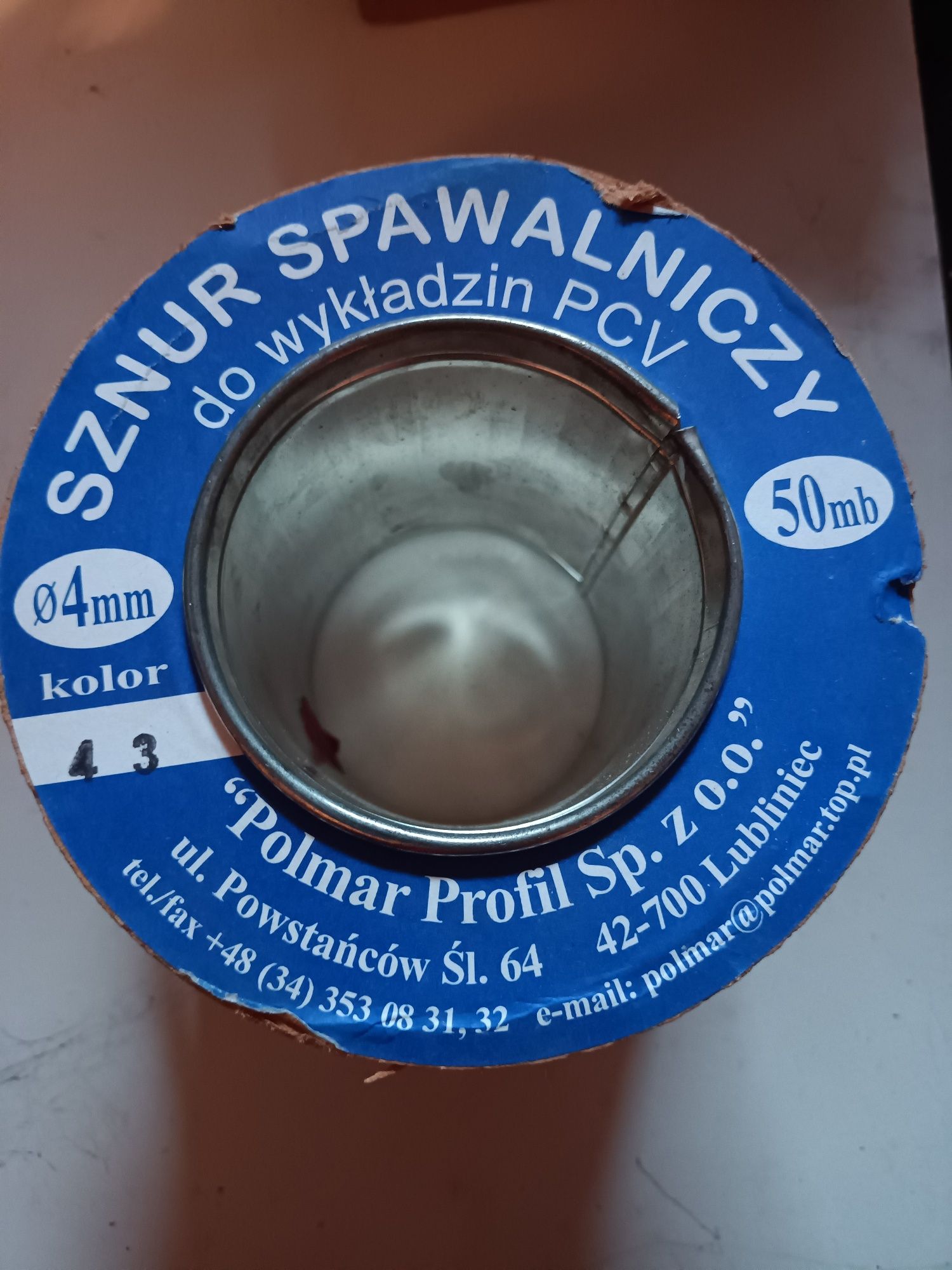 Sznur spawalniczy do wykładzin PCV 4mm