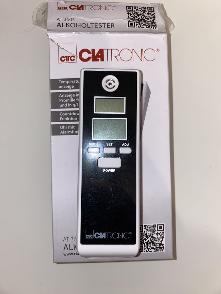 Alkomat Clatronic AT 3605, Alkotester