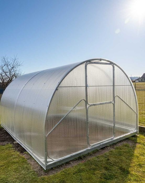 Szklarnia tunel z poliwęglanu 4/6mm profil-40x20:3x4 3x6 3x8 3x10 3x12