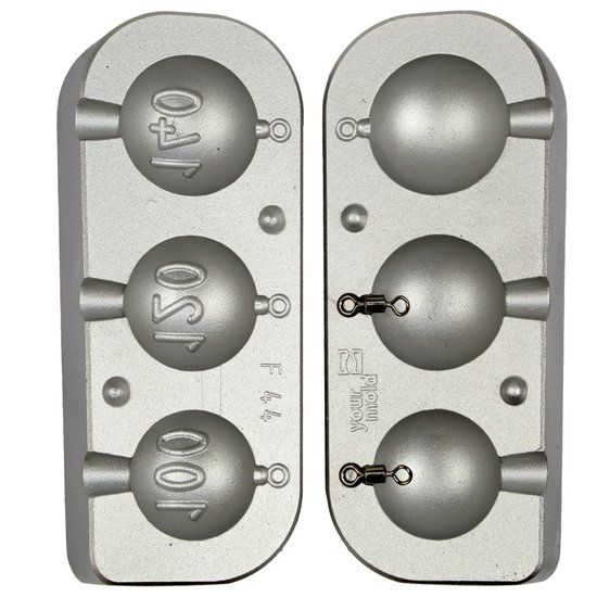Moldes para chumbadas de pesca