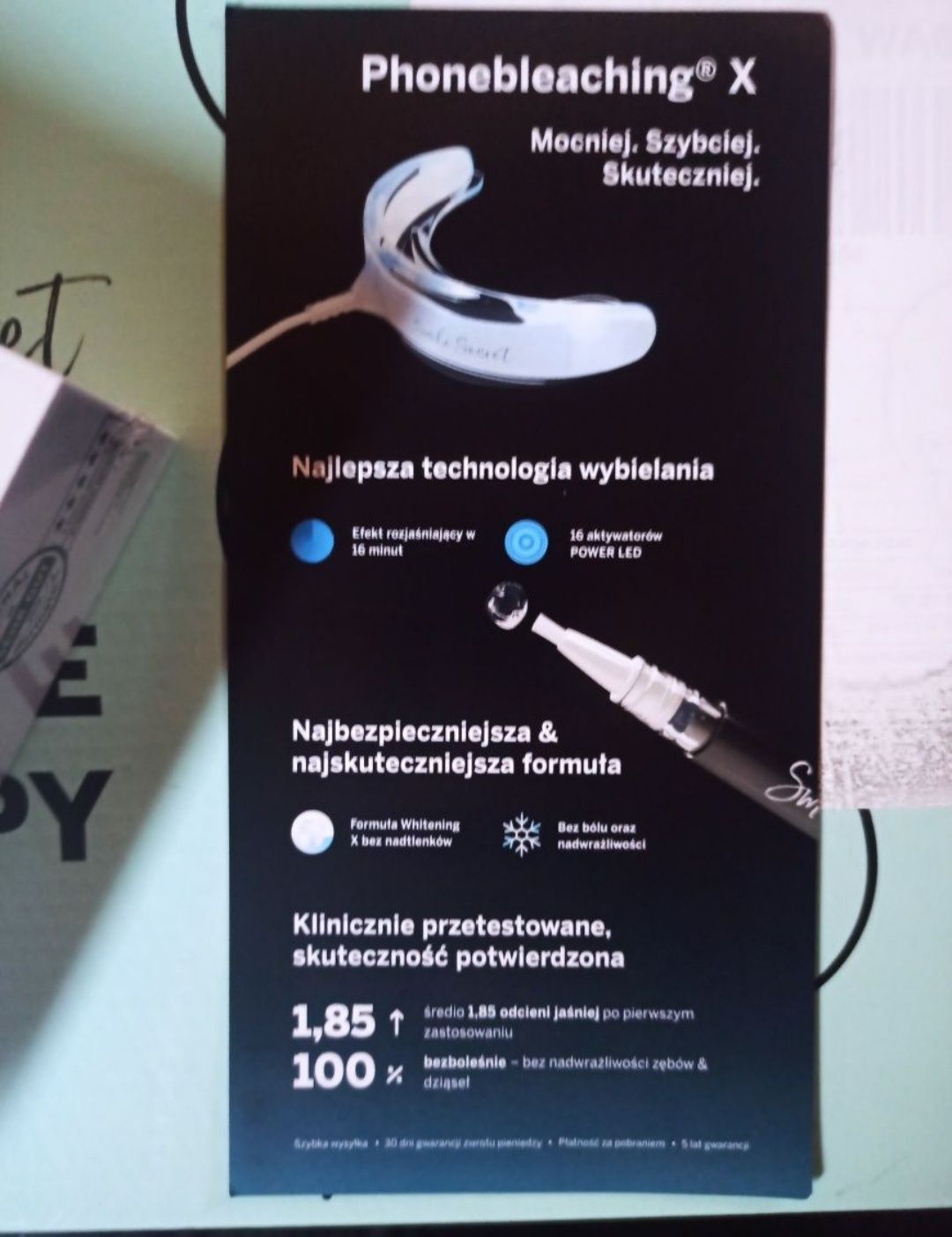 Phonebleaching X do wybielania zębów