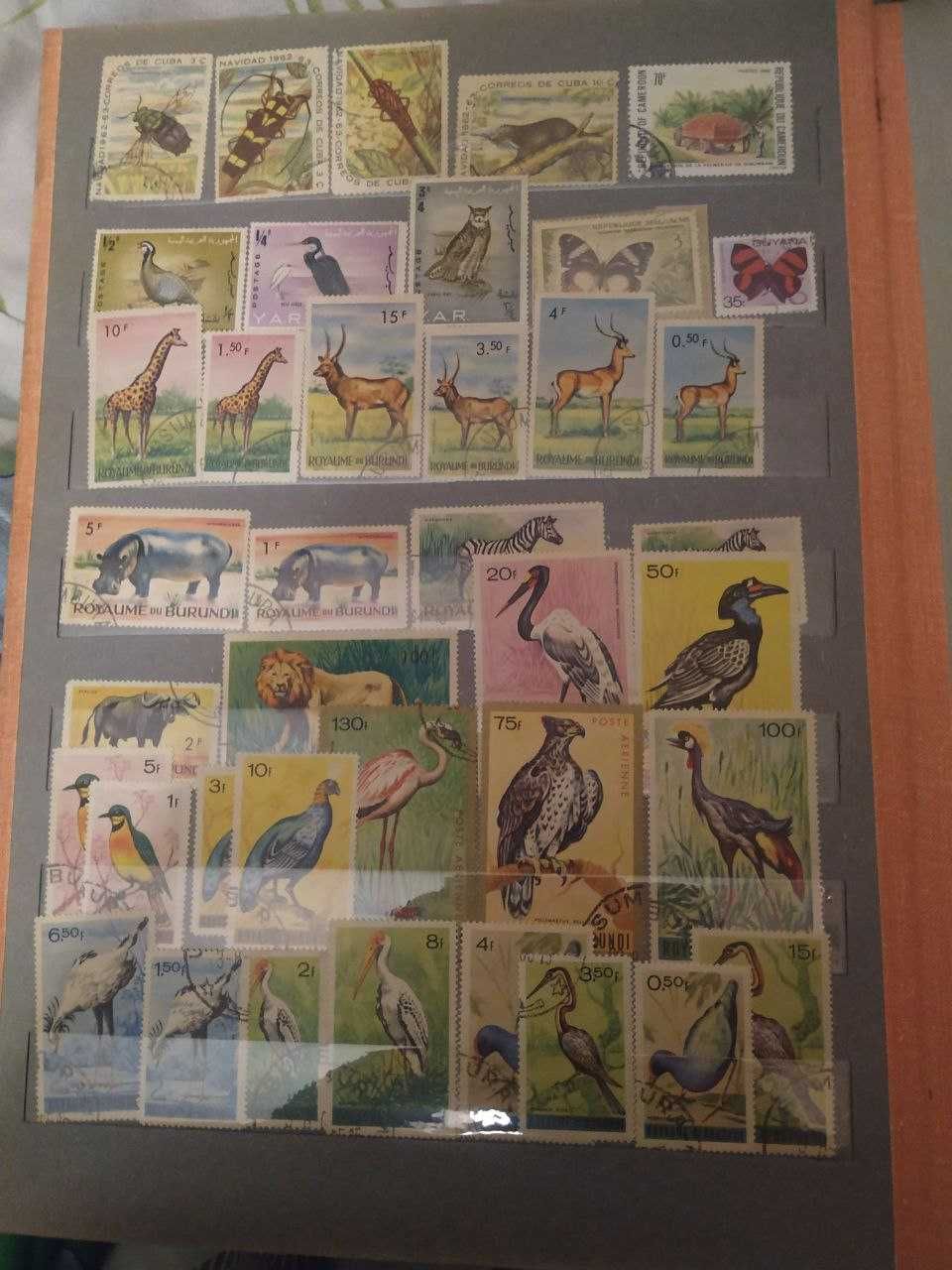 Коллекция марок,один альбом,флора и фауна.1950-1990