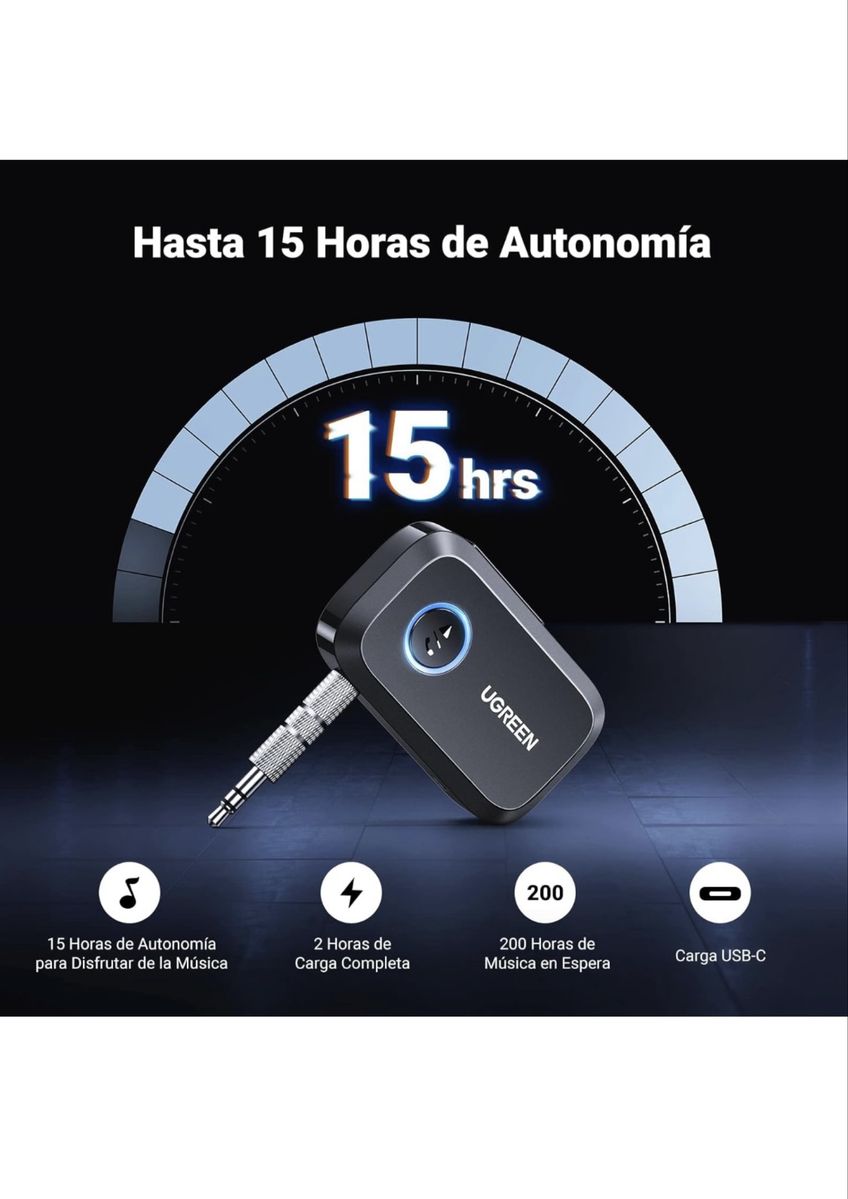 Transmissor/Receptor Bluetooth Ugreen CM596 – 2 em 163826018170241123