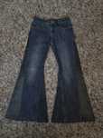 Spodnie jeansy custom dzwony flared Avant Garde alternative vintage M