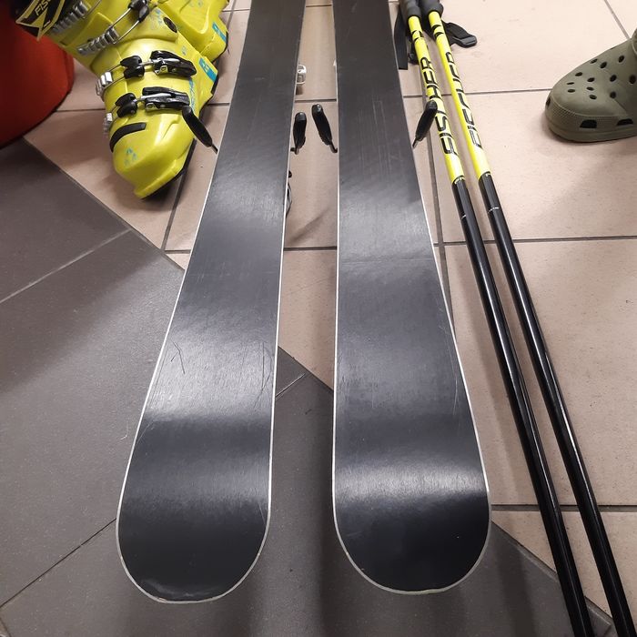 narty Fischer 130cm+buty Fischer 23.5cm