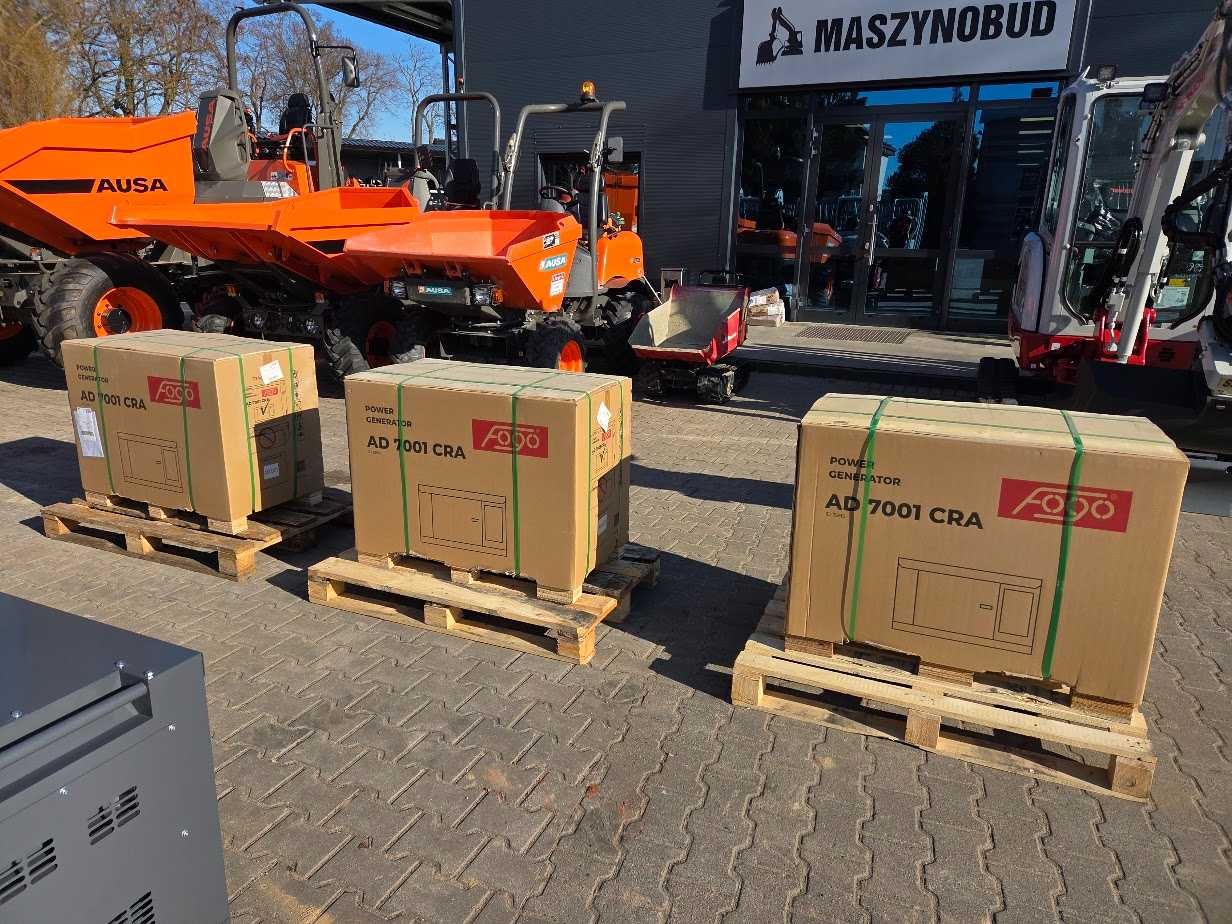 Agregat Prądotwórczy FOGO AD7001CRA Diesel Zabudowany Wyciszony 6,5kW