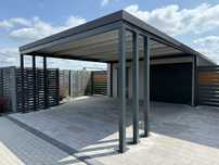 Carport, Wiata na samochód, zadaszenie tarasu, 130kg/m2 obciążenia!