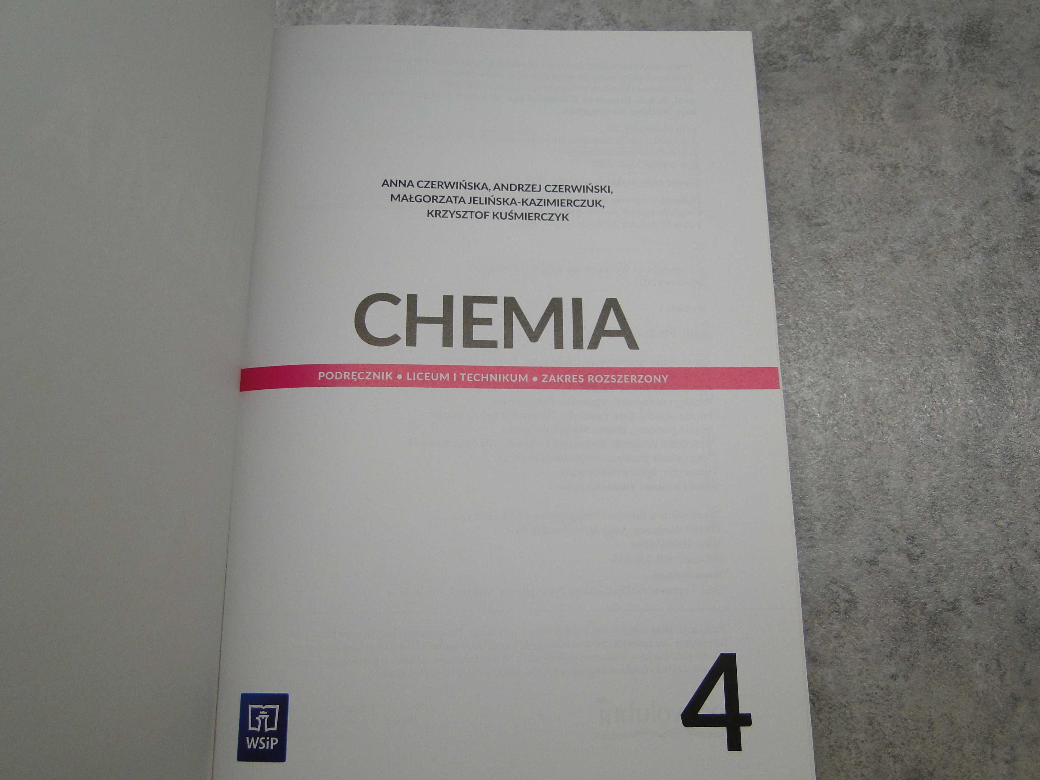 Chemia 4 WSiP zakres rozszerzony