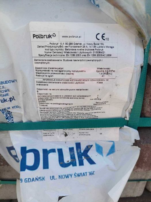 Kostka brukowa nostalite gr.6cm