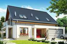 Projekt domu Albatros 2 domu, budowa