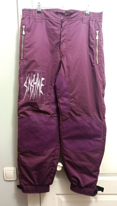 Утепленные непромокаемые спортивные штаны