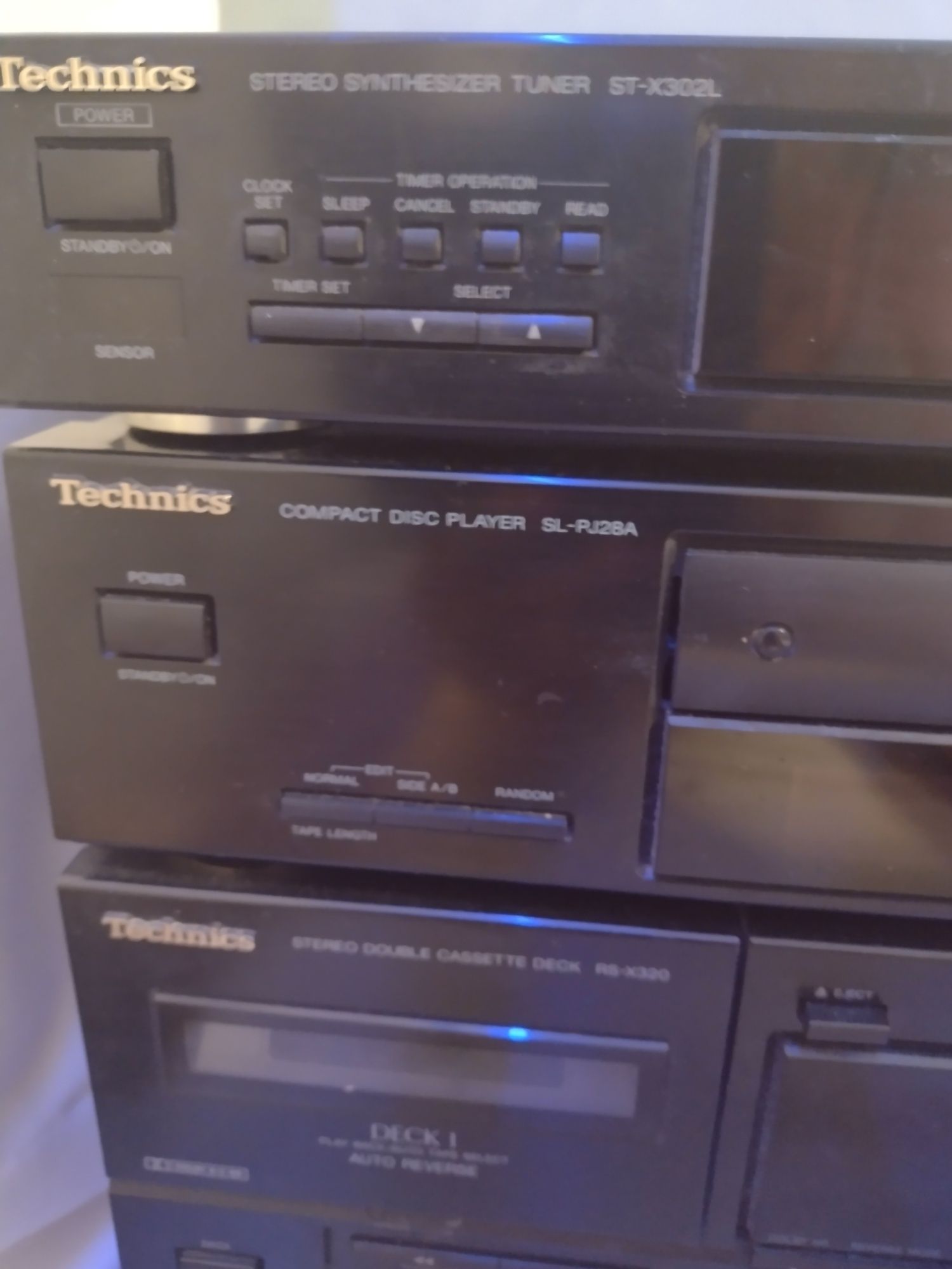 CENA. DNIA! 900;-z  kolumnami - Wieża Technics  Stereo ST - X 302 LA M