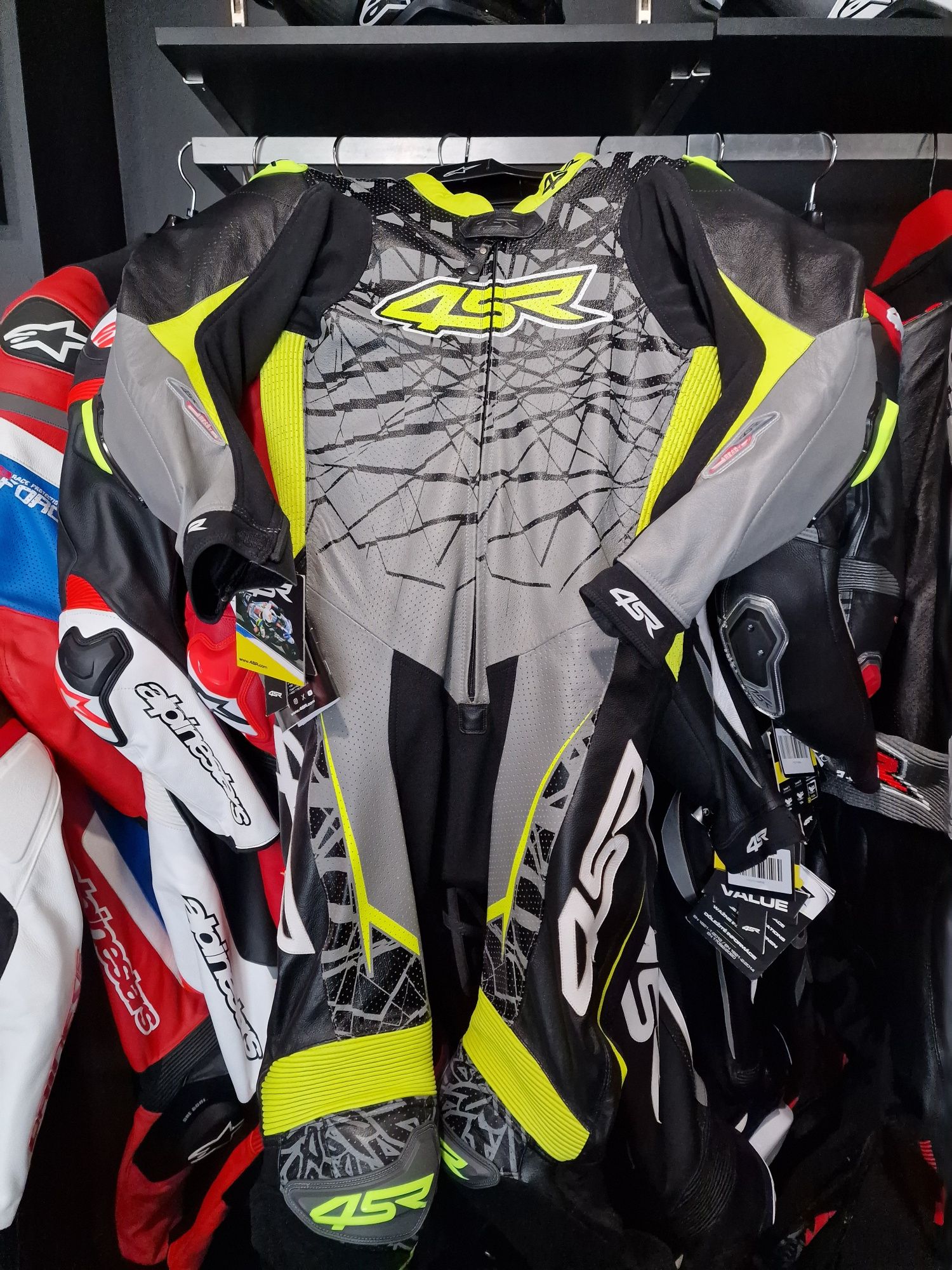 kombinezon 4SR RACING ULTRA LIGHT GREY AR  rozmiar - 48,50,52,54,56,58