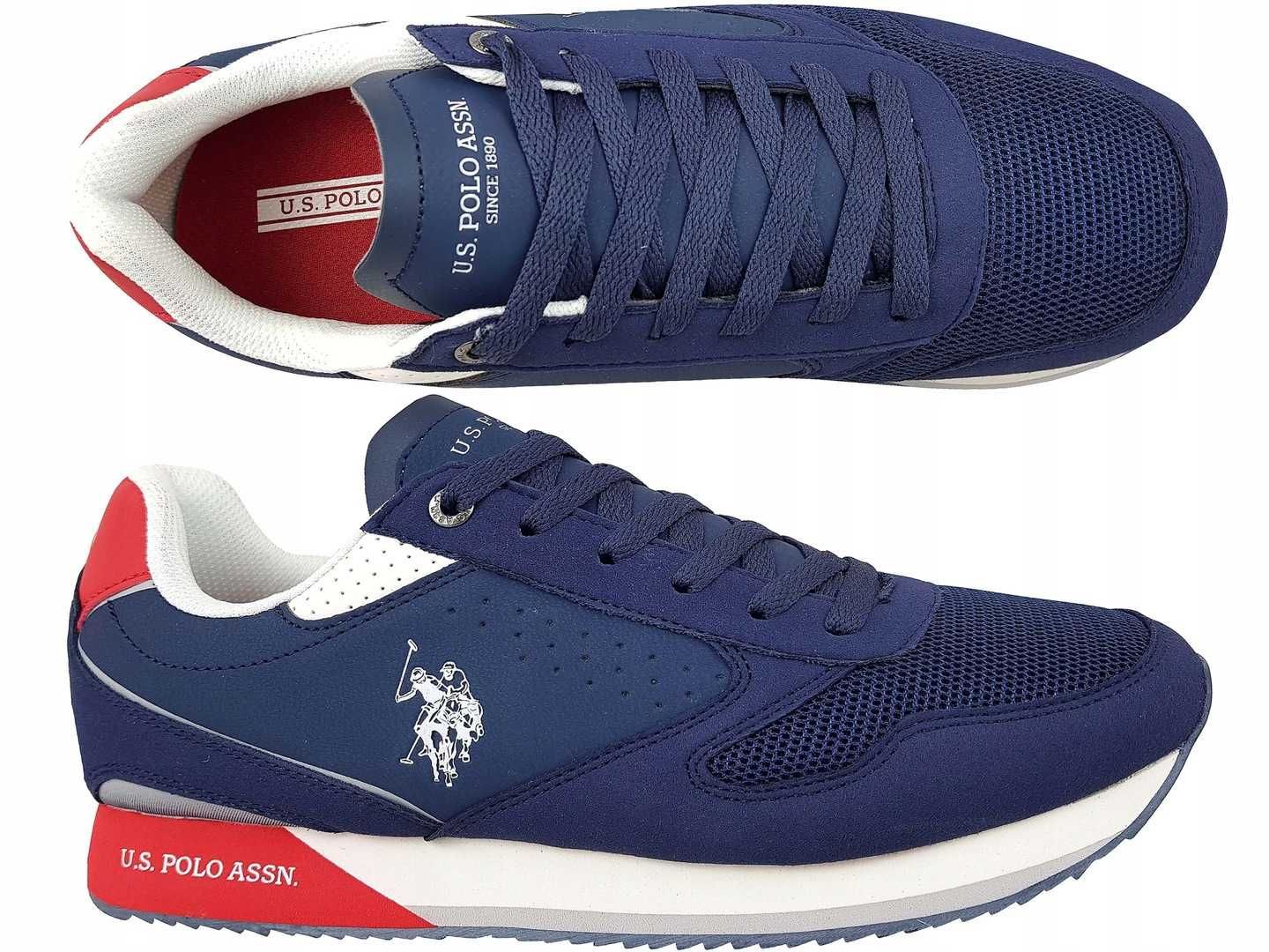 Buty męskie sportowe SNEAKERSY U.S. Polo Assn. R.45