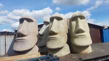 Moai rzeźba dekor figura ogrodowa
