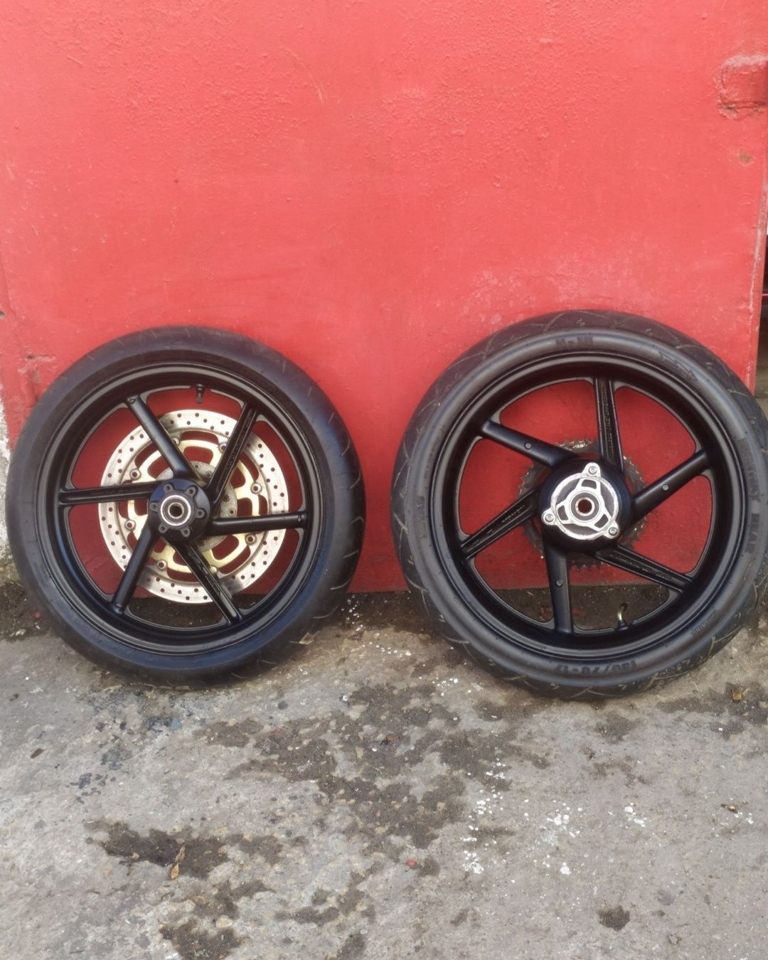 СРОЧНО Диски 17", колеса в сборе мото CBR 250/400 RR