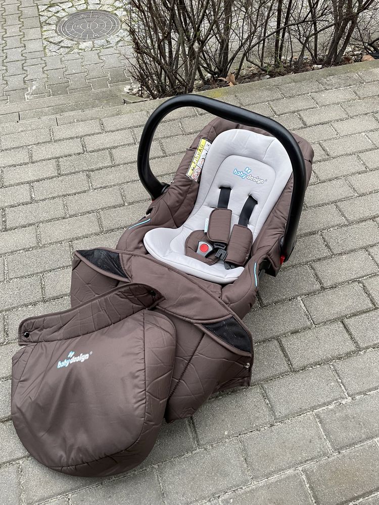 Okazja ! Wózek dziecięcy BabyDesign Lubo Komplet 3w1