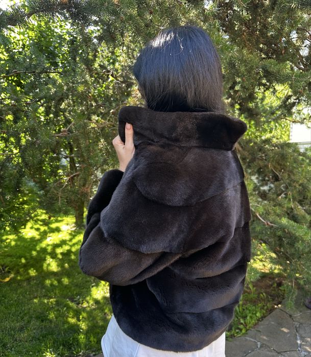 Норкова шуба Kopenhagen Fur розмір M/L