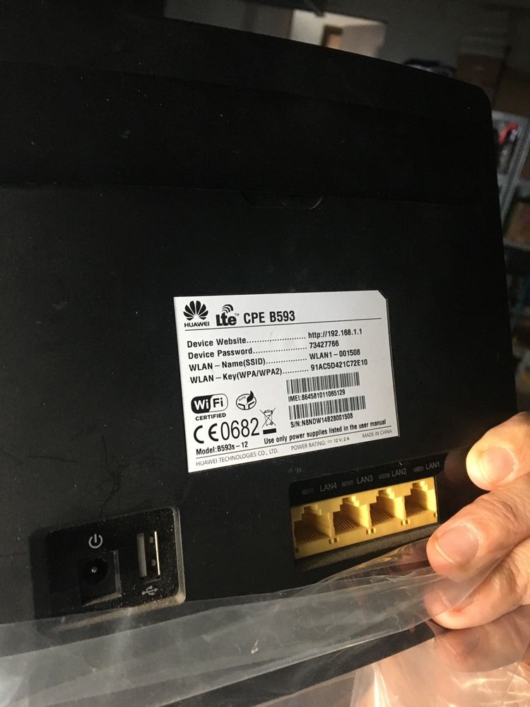 Router Wlan Huawei B593 na kartę SIM