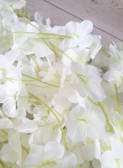 Wisteria glicynia sztuczna girlanda kwiatowa dekoracja 12 sztuk