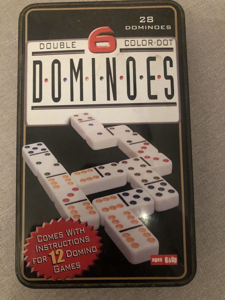 Jogo do Domino com caixa metalica