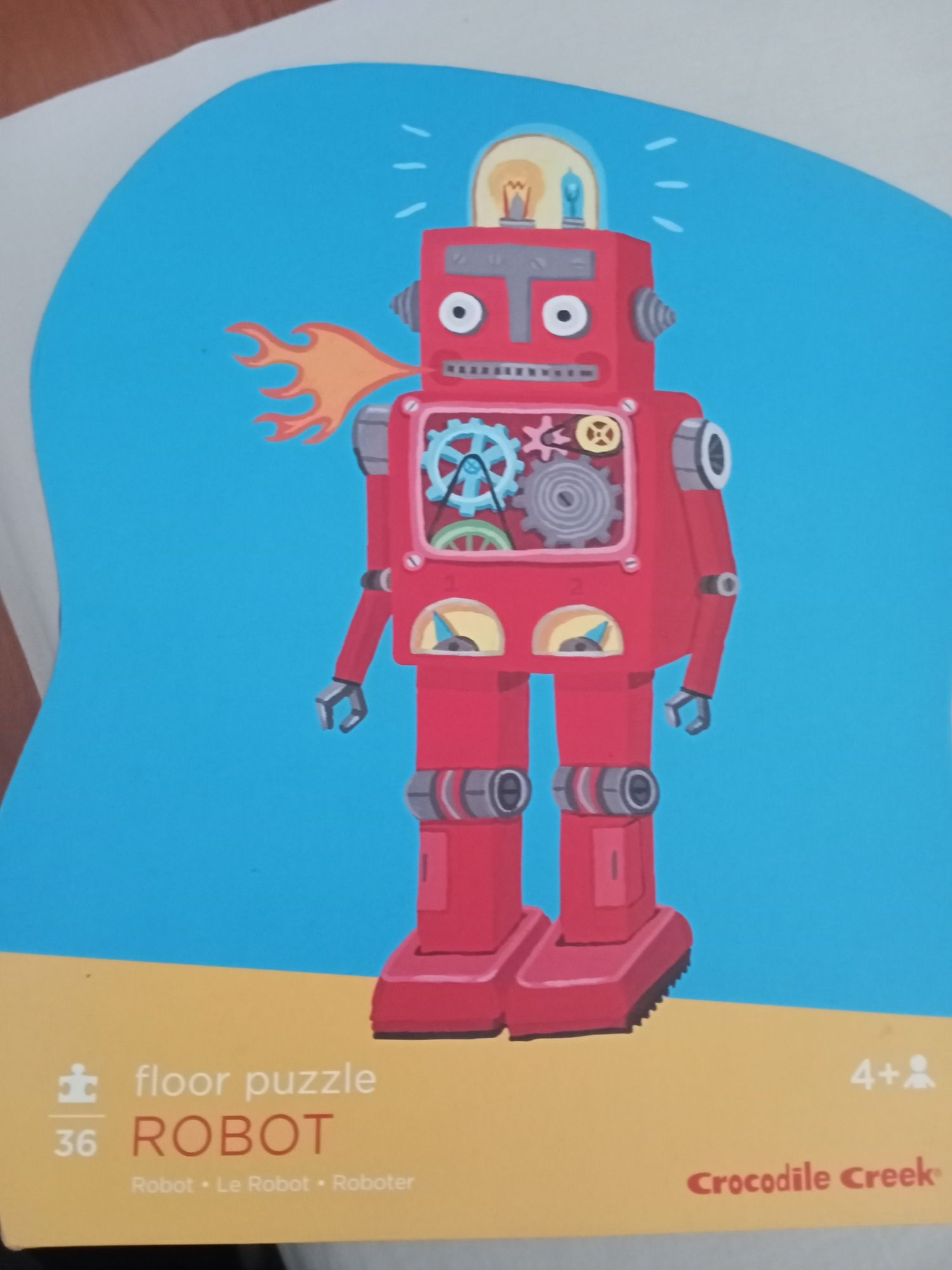 Puzzle de chão, Robot