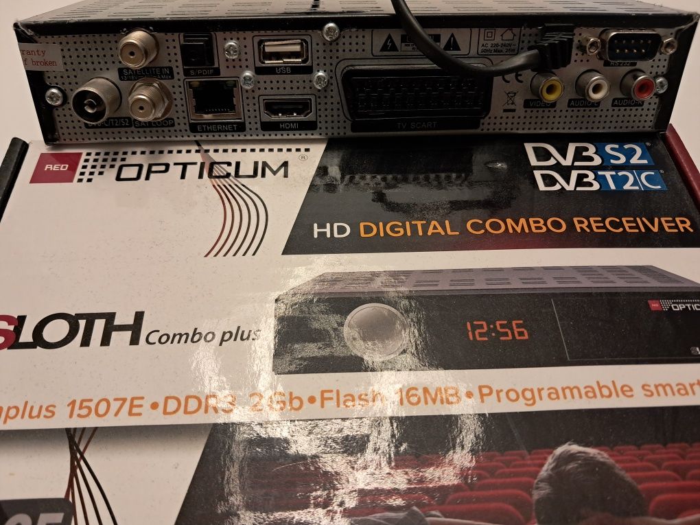 Opticum combo plus DVB S2 T2/ C