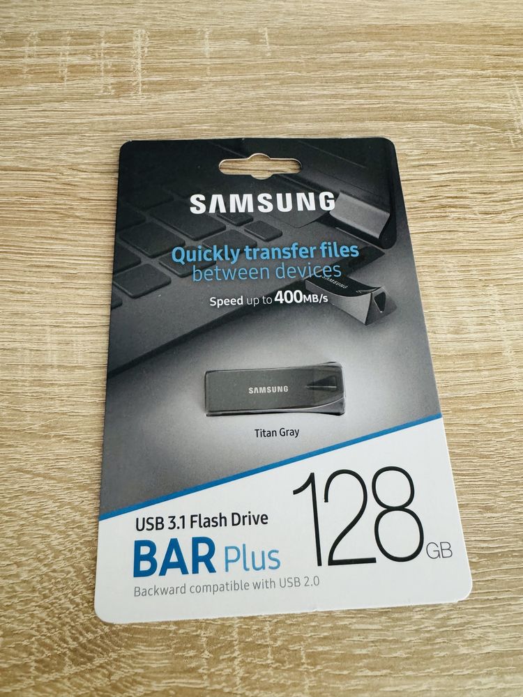 Флешпамять Samsung Bar Plus 128Gb 400MB/s (MUF-128BE3/AM)