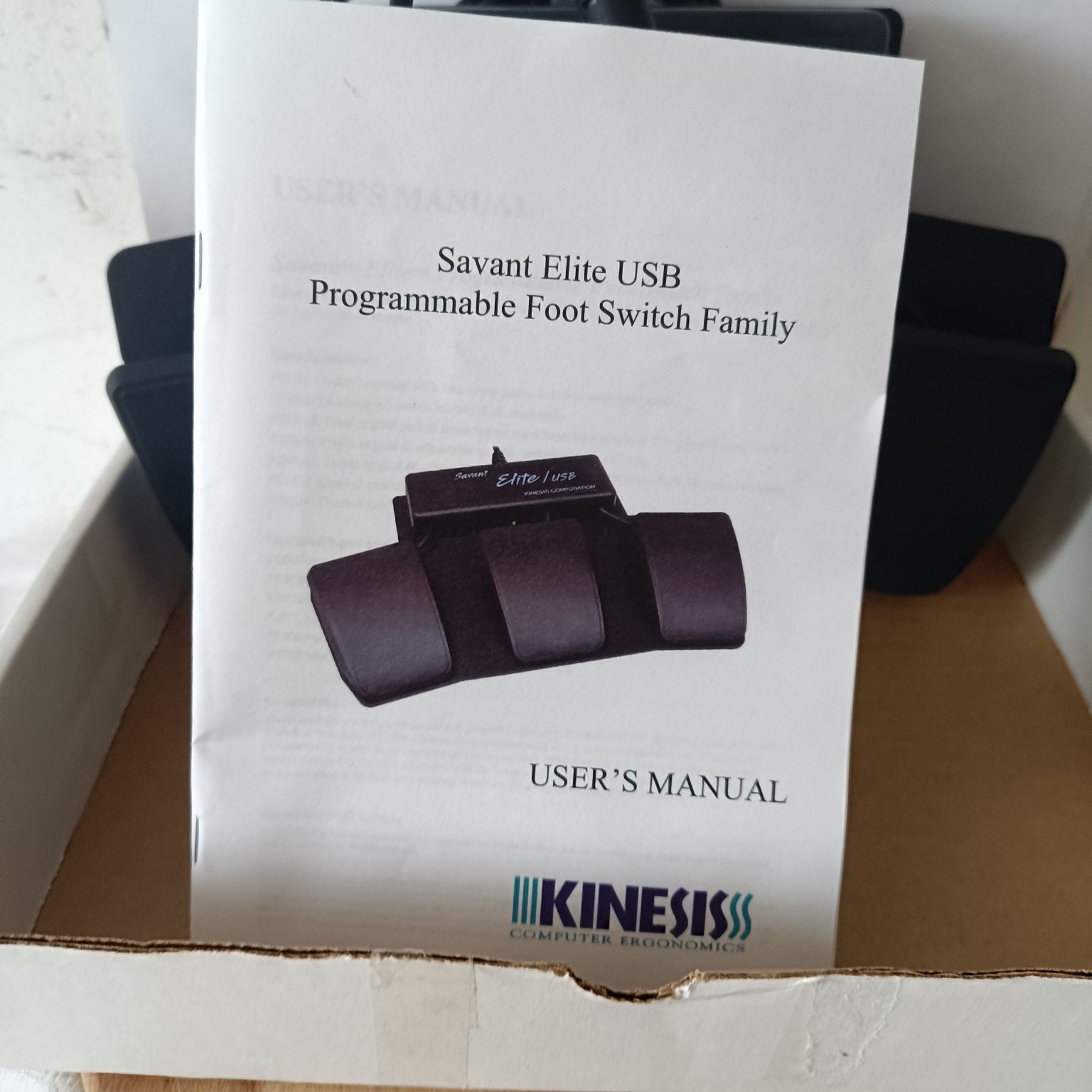 Тройной ножной переключатель программируемый с USB фирмы KINESIS