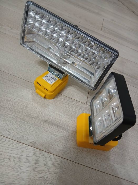 Прожектор акумуляторний на деволт