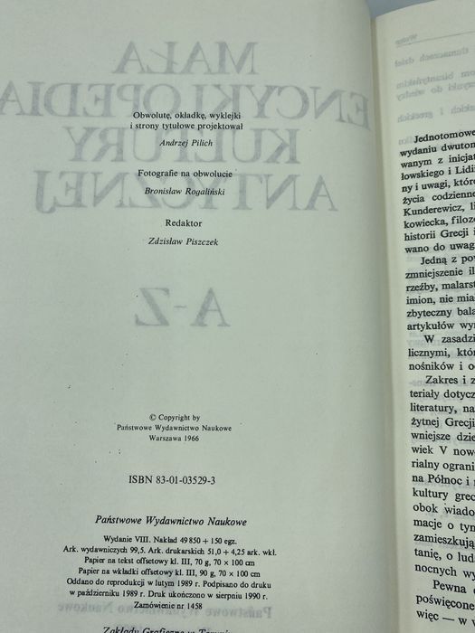 Mała encyklopedia kultury antycznej PWN