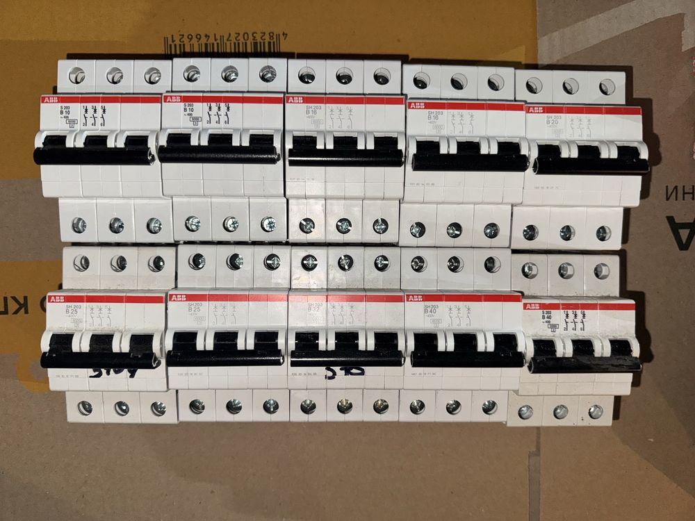 Автомат ABB 3 10A, 16, 20, 25, 32, 40