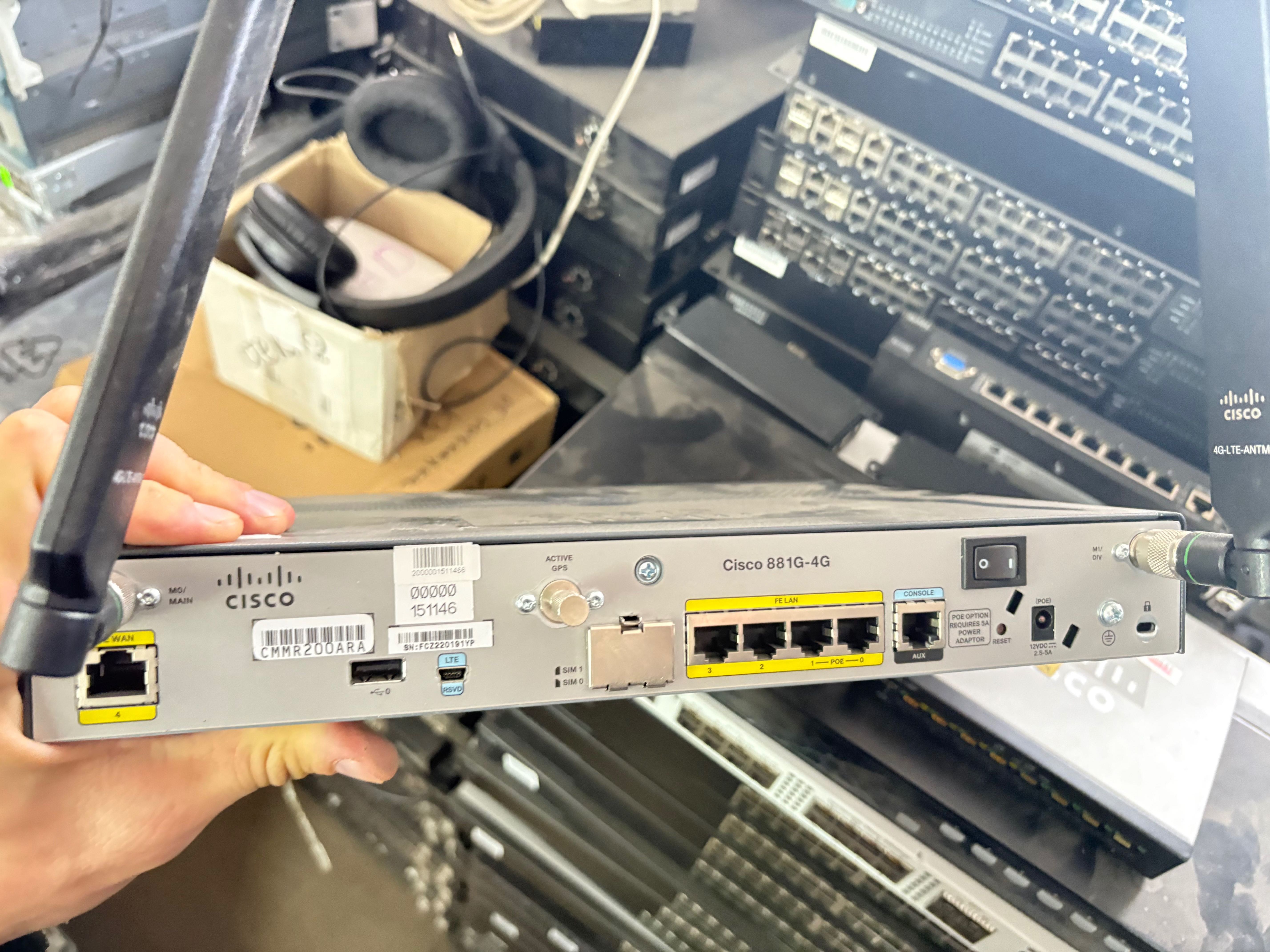 Маршрутизатор Rоутер poe світч Cisco Catalyst 2960 3560 881G-4G
