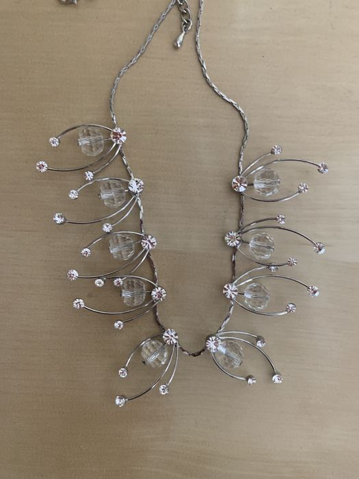 Czeska biżuteria naszyjnik i kolczyki