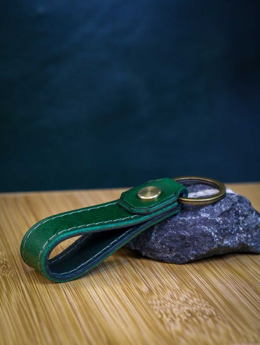 Porta chaves Em Couro Italiano curtido ao vegetal - Personalizável