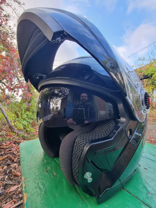 LS2 ff370 шолом модуляр L чорний