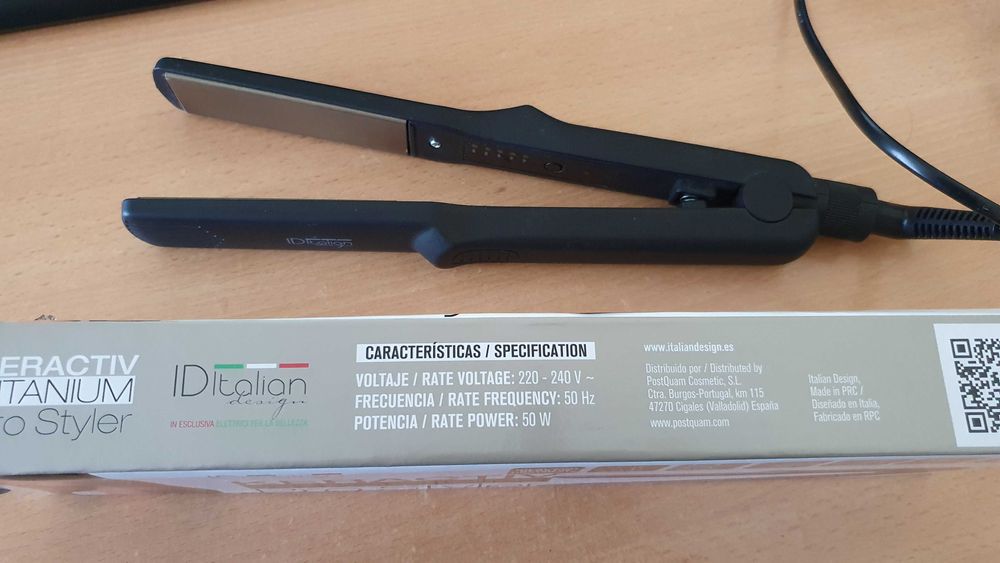 Prancha cabelo kerativ titanium pro styler