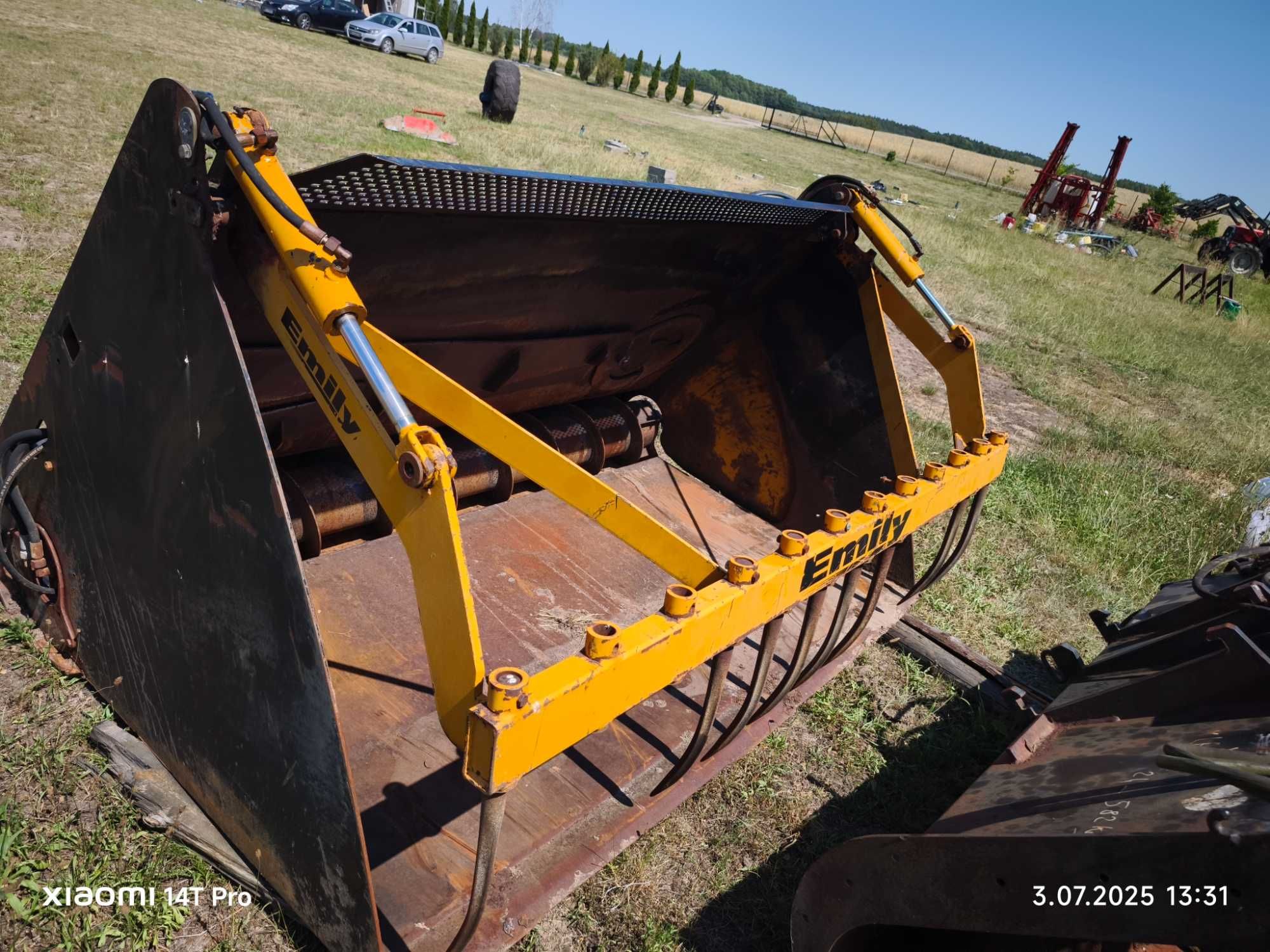 Łyżka do ładowarki JCB, łyżko-krokodyl, łyżka do zadawania paszy,3 m3,
