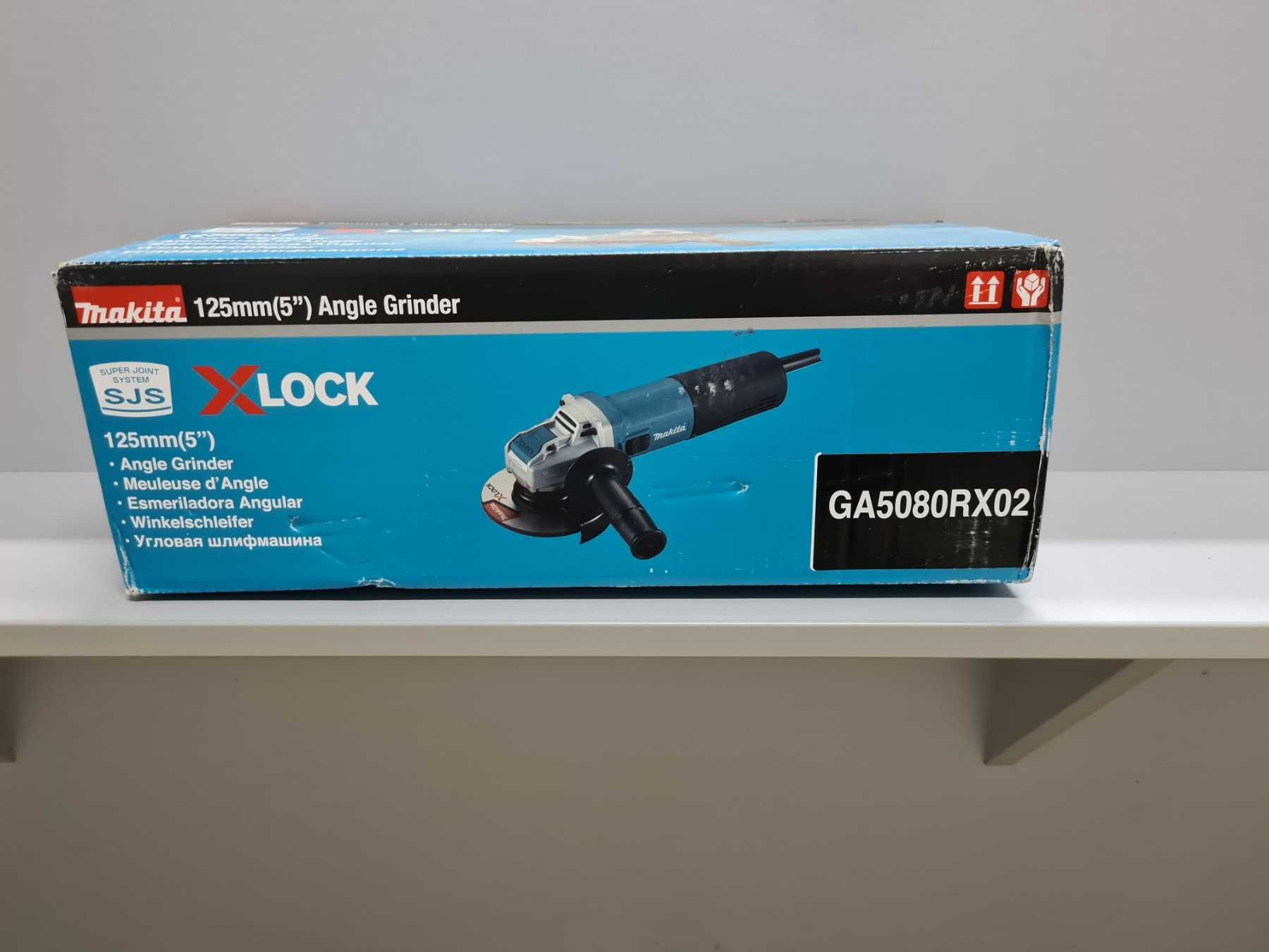 Шлифовальная машина Makita X-LOCK GA5080RX02 125мм 1400Вт НОВАЯ