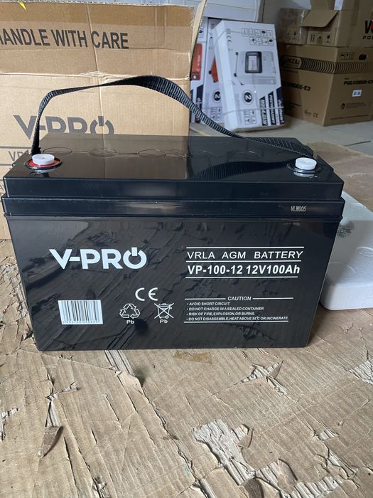 Акумулятор Volt Polska AGM V-PRO 12V 100 Ah.