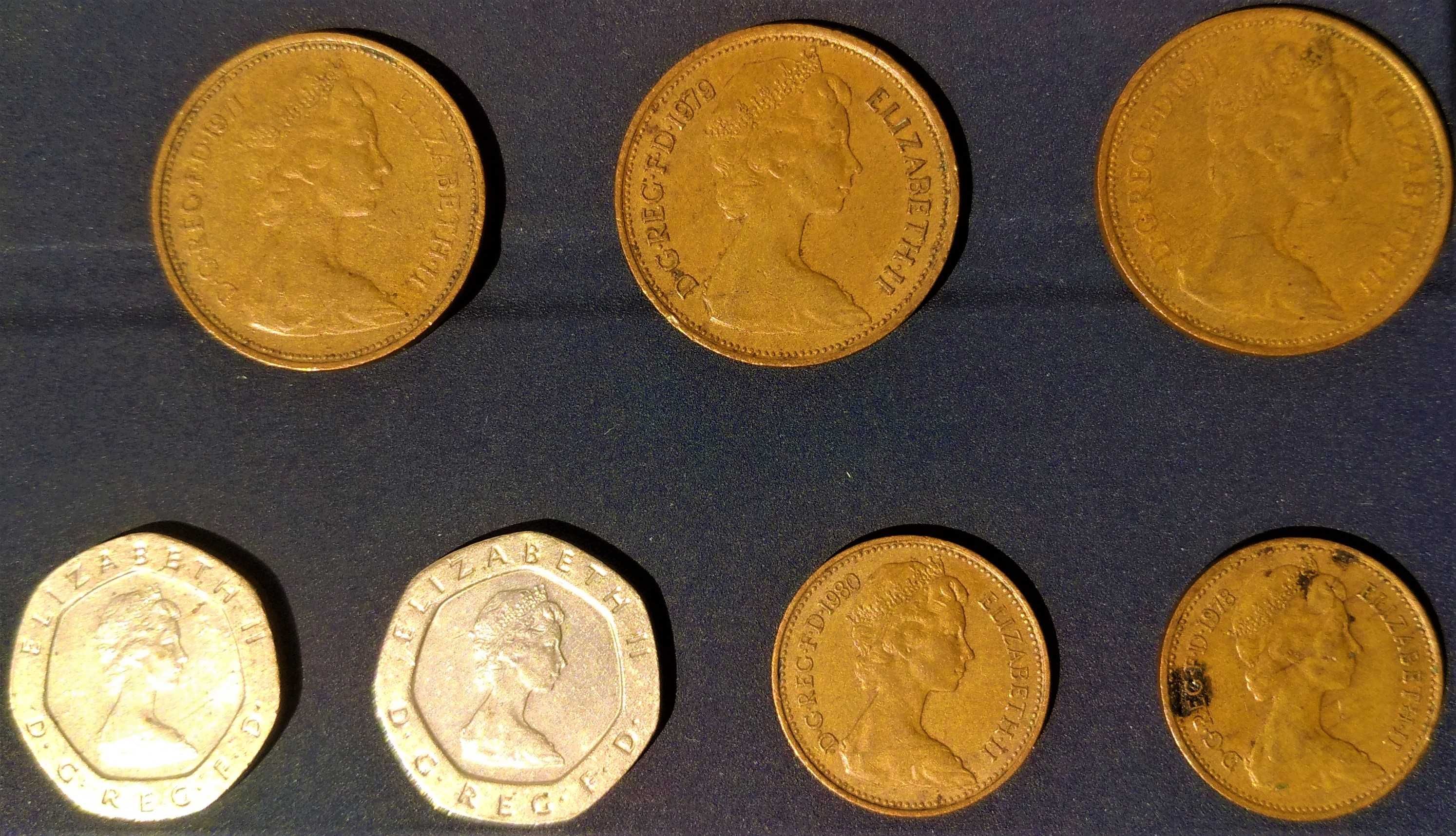 Монеты Великобритании (Англии)1968-1983