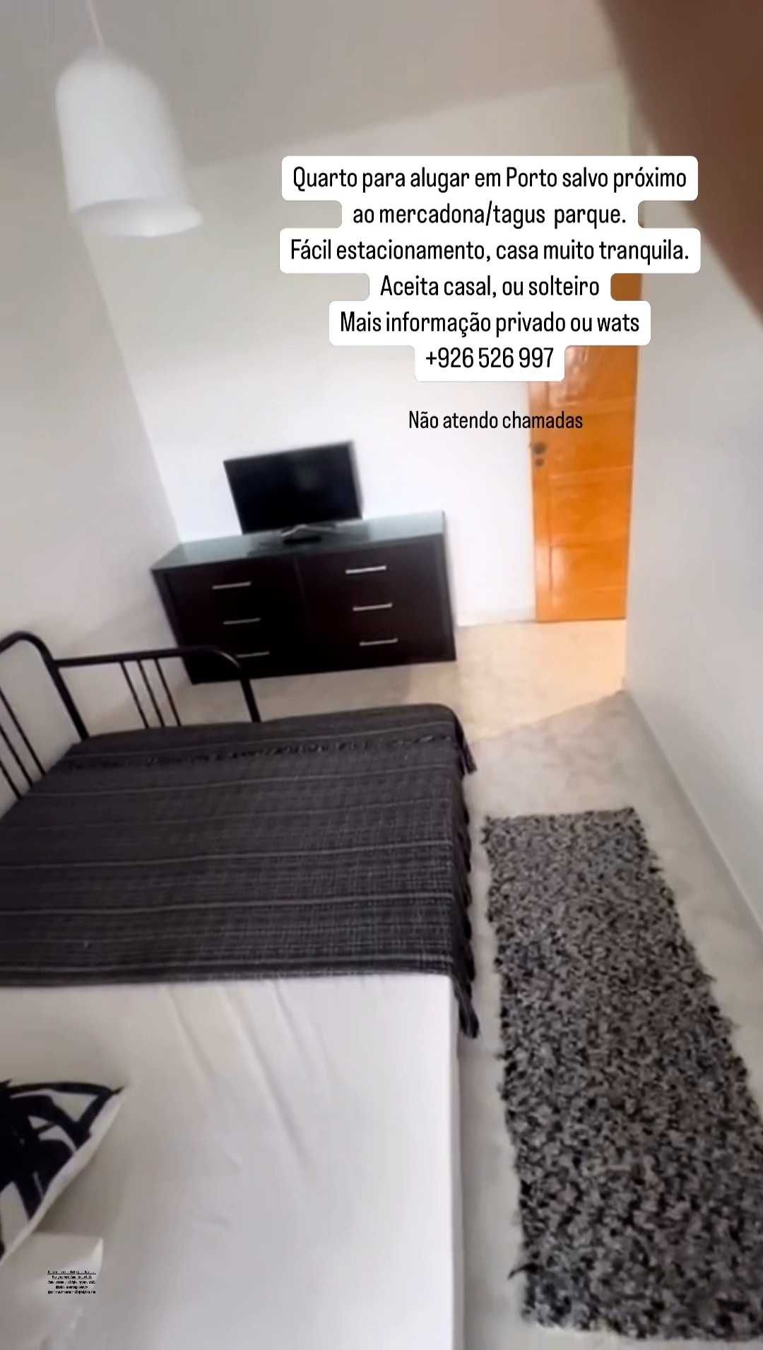 Quarto disponível em Porto salvo (próximo ao tagus parque)