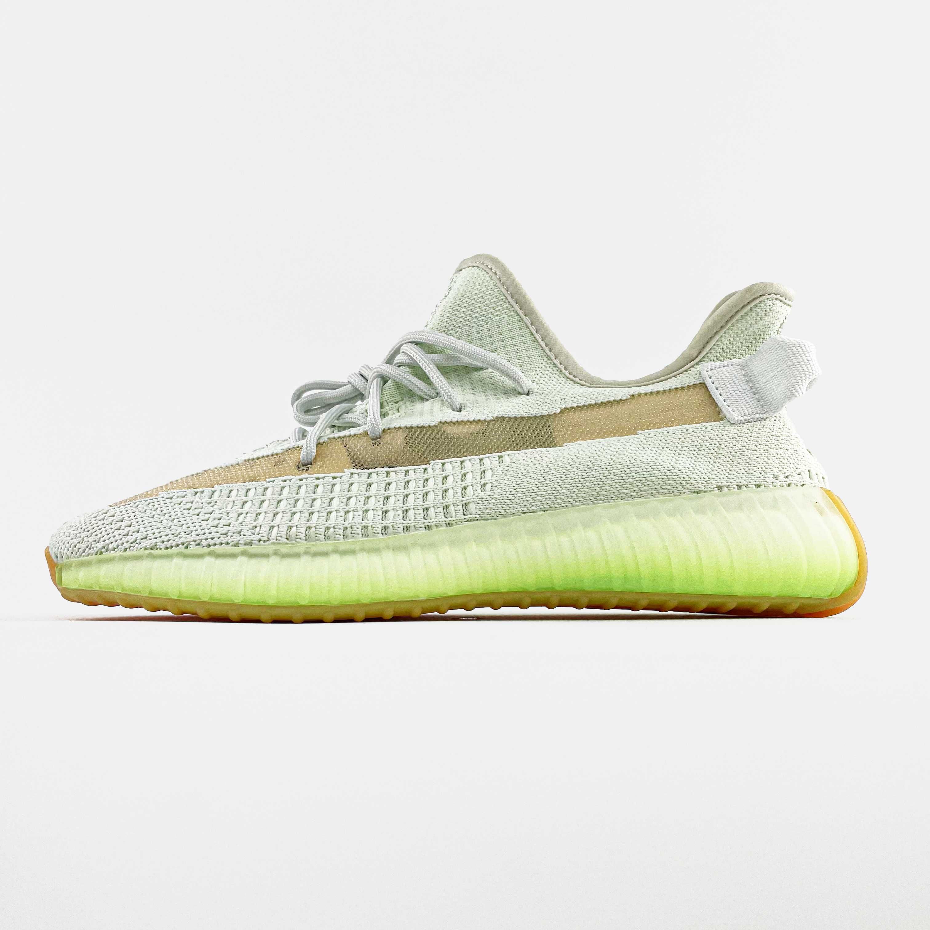 Adidas Yeezy Boost 350 V2 Wolf Grey/Green Glow