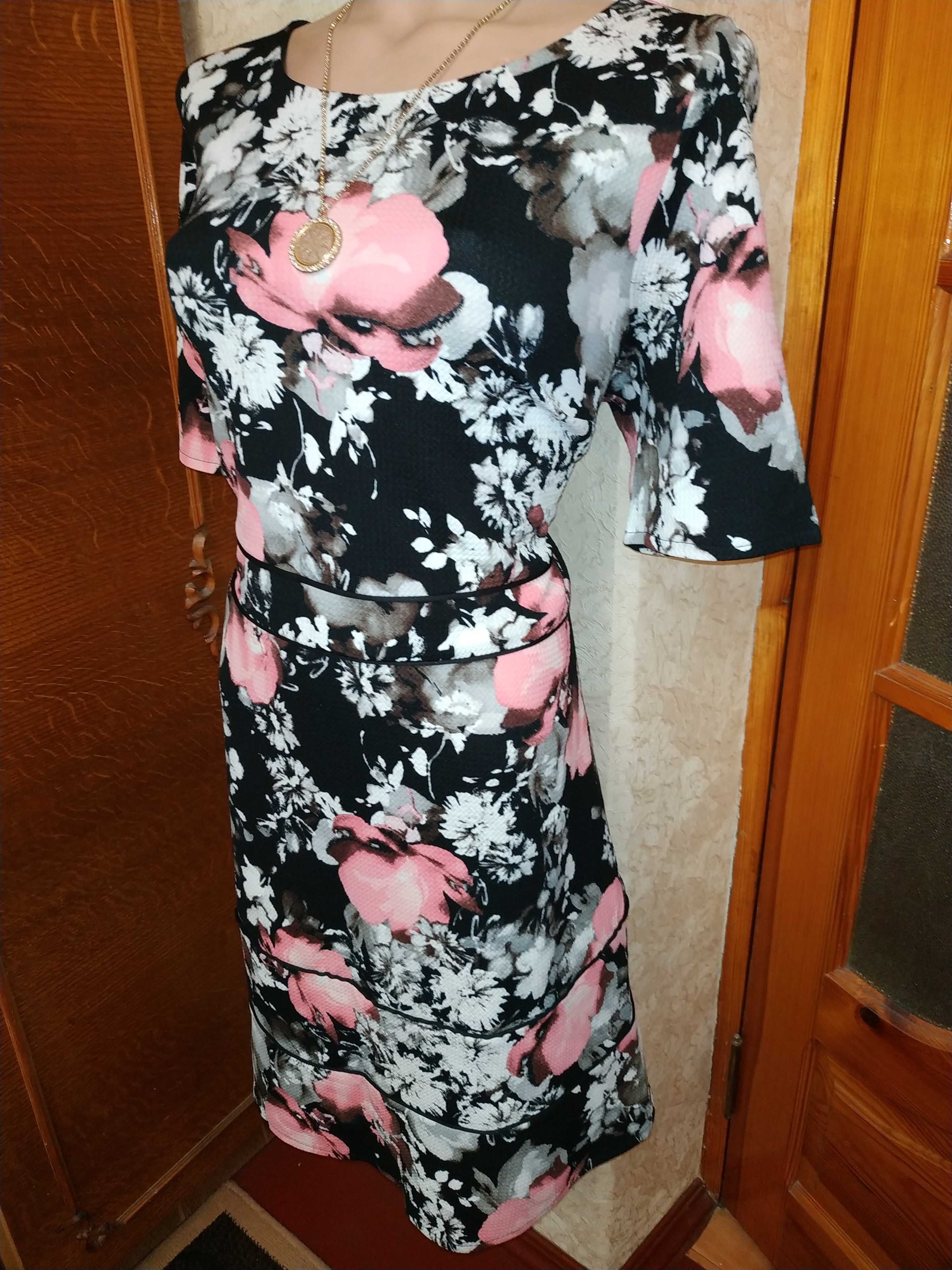 Шикарное женское платье миди цветочный принт Anthology р_UK 16 (48-50)